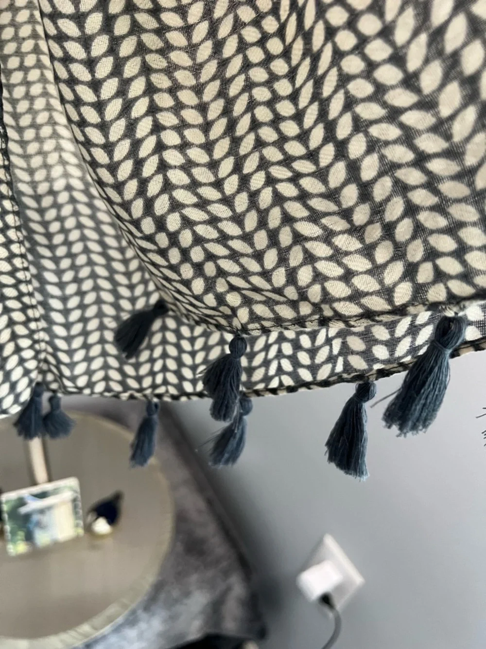 Dressbarn OS Multicolor Oversized Scarf with Tassels NWT